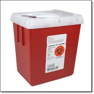 Sharps Container - 2.2 Quart 